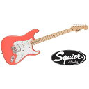 SQUIER ( スクワイヤ ) / Sonic Stratocaster HSS Maple-FB White-PG Tahitian Coral夏休みセール