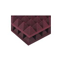 AURALEX ( オーラレックス ) / Studiofoam Pyramids 4″ 6枚 60cm x 120cm x 10cm バーガンディ夏休みセール