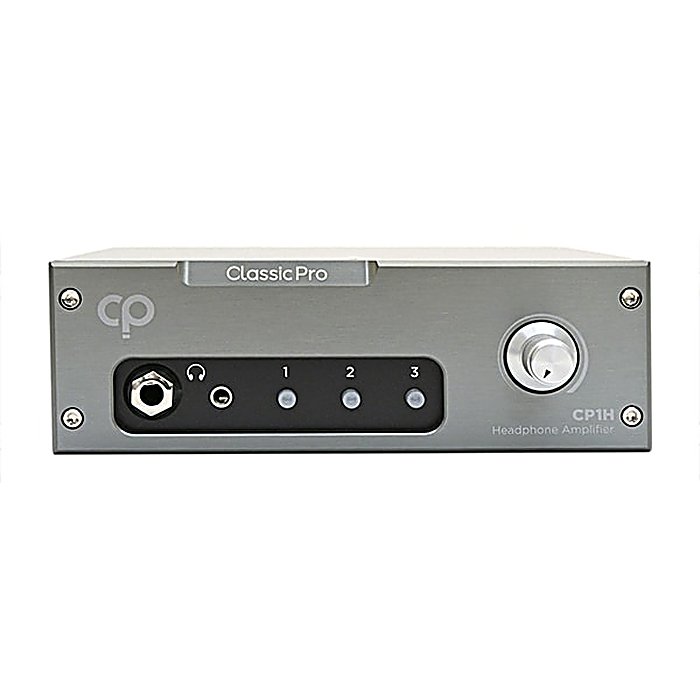 Classic Pro(クラシックプロ) / CP1Hの事ならフレンズにご相談ください。 Classic Pro(クラシックプロ) / CP1Hの特長！CLASSIC PRO CP1H モニター向けヘッドホンアンプ Classic Pro(クラシックプロ) / CP1Hのココが凄い！コンシューマー用から高インピーダンスのハイエンドヘッドホンまで、15Ω～600Ωの幅広い機器に対応するヘッドホンアンプ。XLR、RCA、ミニジャックの3系統入力を搭載し、オーディオインターフェースやスマートフォンなど様々なソースから接続可能。ミックス・マスタリングのモニタリングからリスニングまで対応する実用的な一台。 Classic Pro(クラシックプロ) / CP1Hのメーカー説明 CLASSIC PRO CP1Hクラシックプロ シーピーワンエイチオーディオ愛好家からプロエンジニアまで対応するヘッドホンアンプ。15Ω～600Ωの広いインピーダンス範囲に対応し、標準的なリスニング用途からプロフェッショナルな参照用途まで幅広く使用できます。●主な特徴・XLR/6.3mmコンボ、RCA、3.5mmミニジャックの3系統入力を搭載・出力は6.3mm標準ジャック/3.5mmミニジャックの2系統を装備・15Ω～600Ωまでの広いインピーダンス帯域に対応・OTL回路を採用したシンプルな設計・20Hz～20kHzの周波数特性でフラットな応答を実現・高品質パーツを厳選し、低ノイズで立体的な音場を表現・スムーズなロータリーボリュームで直感的な音量調整が可能【CLASSIC PRO】プロオーディオ機器メーカーとして、スタジオからライブ現場まで求められる品質と信頼性を実現しています。 Classic Pro(クラシックプロ) / CP1Hの仕様 ■ヘッドホンアンプ回路方式：OTL回路周波数特性：20Hz～20kHz、±0.2dBダイナミックレンジ：113.5dB最大出力：300mW入力コネクター：XLRコンボジャック、RCA、3.5mmステレオミニ出力コネクター：6.3mmステレオ標準端子、3.5mmステレオミニ端子対応インピーダンス：15Ω～600Ω消費電力：6W外形寸法：162×104×53mm本体重量：約0.73kgClassic Pro(クラシックプロ) / CP1Hの事ならフレンズにご相談ください。 Classic Pro(クラシックプロ) / CP1Hの特長！CLASSIC PRO CP1H モニター向けヘッドホンアンプ Classic Pro(クラシックプロ) / CP1Hのココが凄い！コンシューマー用から高インピーダンスのハイエンドヘッドホンまで、15Ω～600Ωの幅広い機器に対応するヘッドホンアンプ。XLR、RCA、ミニジャックの3系統入力を搭載し、オーディオインターフェースやスマートフォンなど様々なソースから接続可能。ミックス・マスタリングのモニタリングからリスニングまで対応する実用的な一台。 Classic Pro(クラシックプロ) / CP1Hのメーカー説明 CLASSIC PRO CP1Hクラシックプロ シーピーワンエイチオーディオ愛好家からプロエンジニアまで対応するヘッドホンアンプ。15Ω～600Ωの広いインピーダンス範囲に対応し、標準的なリスニング用途からプロフェッショナルな参照用途まで幅広く使用できます。●主な特徴・XLR/6.3mmコンボ、RCA、3.5mmミニジャックの3系統入力を搭載・出力は6.3mm標準ジャック/3.5mmミニジャックの2系統を装備・15Ω～600Ωまでの広いインピーダンス帯域に対応・OTL回路を採用したシンプルな設計・20Hz～20kHzの周波数特性でフラットな応答を実現・高品質パーツを厳選し、低ノイズで立体的な音場を表現・スムーズなロータリーボリュームで直感的な音量調整が可能【CLASSIC PRO】プロオーディオ機器メーカーとして、スタジオからライブ現場まで求められる品質と信頼性を実現しています。 Classic Pro(クラシックプロ) / CP1Hの仕様 ■ヘッドホンアンプ回路方式：OTL回路周波数特性：20Hz～20kHz、±0.2dBダイナミックレンジ：113.5dB最大出力：300mW入力コネクター：XLRコンボジャック、RCA、3.5mmステレオミニ出力コネクター：6.3mmステレオ標準端子、3.5mmステレオミニ端子対応インピーダンス：15Ω～600Ω消費電力：6W外形寸法：162×104×53mm本体重量：約0.73kg
