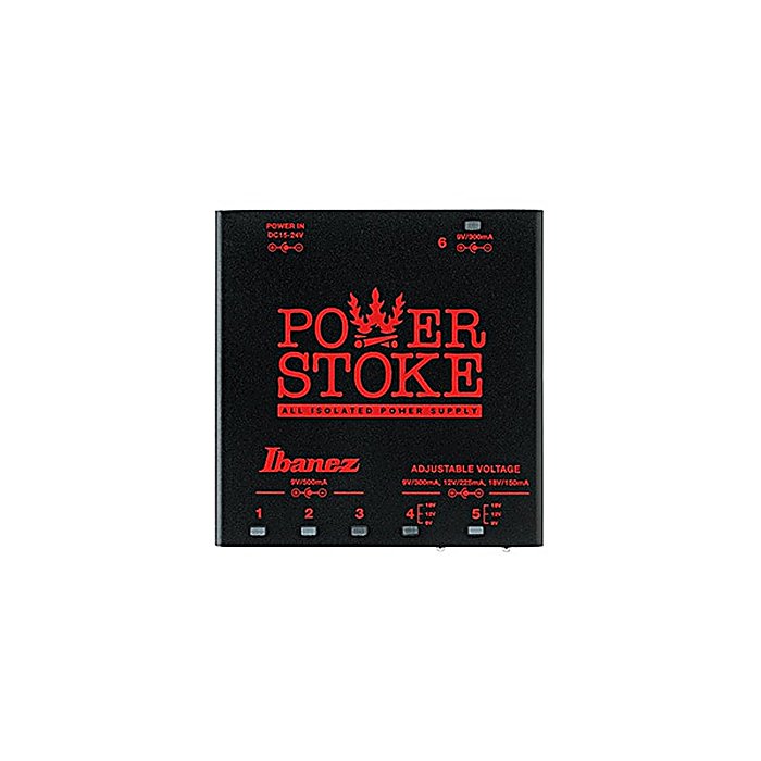Ibanez(アイバニーズ) / PWRS6 "POWER STOKE"フル・アイソレーテッド・パワーサプライの事ならフレンズにご相談ください。 Ibanez(アイバニーズ) / PWRS6 "POWER STOKE"フル・アイソレーテッド・パワーサプライの特長！Ibanez PWRS6 "POWER STOKE"フル・アイソレーテッド・パワーサプライ 電源供給機器 Ibanez(アイバニーズ) / PWRS6 "POWER STOKE"フル・アイソレーテッド・パワーサプライのココが凄い！複数のエフェクターペダルに安定した電力を供給するパワーサプライ。6つのポートを備えたコンパクト設計で、エフェクトボードの構築に活躍します。 Ibanez(アイバニーズ) / PWRS6 "POWER STOKE"フル・アイソレーテッド・パワーサプライのメーカー説明 Ibanez PWRS6 "POWER STOKE"フル・アイソレーテッド・パワーサプライアイバニーズ ピーダブリューアールエスシックス パワーストローク複数のエフェクターペダルを安定して動作させるための電源供給ユニット。6ポートのフル・アイソレーテッド設計により、ペダル間のノイズ干渉を抑制します。小型ながら実用的な構成で、エフェクトボード構築の際の電源ソリューションとして活躍する製品です。●主な特徴・6ポート搭載・フル・アイソレーテッド仕様・変圧出力機能搭載・コンパクトサイズ【Ibanez】ギターおよび関連機器メーカーとして、プロフェッショナルからアマチュアまで幅広いユーザーに信頼される製品を展開しています。 Ibanez(アイバニーズ) / PWRS6 "POWER STOKE"フル・アイソレーテッド・パワーサプライの仕様 種類：パワーサプライポート数：6仕様：フル・アイソレーテッド対応機種：ギターエフェクターIbanez(アイバニーズ) / PWRS6 "POWER STOKE"フル・アイソレーテッド・パワーサプライの事ならフレンズにご相談ください。 Ibanez(アイバニーズ) / PWRS6 "POWER STOKE"フル・アイソレーテッド・パワーサプライの特長！Ibanez PWRS6 "POWER STOKE"フル・アイソレーテッド・パワーサプライ 電源供給機器 Ibanez(アイバニーズ) / PWRS6 "POWER STOKE"フル・アイソレーテッド・パワーサプライのココが凄い！複数のエフェクターペダルに安定した電力を供給するパワーサプライ。6つのポートを備えたコンパクト設計で、エフェクトボードの構築に活躍します。 Ibanez(アイバニーズ) / PWRS6 "POWER STOKE"フル・アイソレーテッド・パワーサプライのメーカー説明 Ibanez PWRS6 "POWER STOKE"フル・アイソレーテッド・パワーサプライアイバニーズ ピーダブリューアールエスシックス パワーストローク複数のエフェクターペダルを安定して動作させるための電源供給ユニット。6ポートのフル・アイソレーテッド設計により、ペダル間のノイズ干渉を抑制します。小型ながら実用的な構成で、エフェクトボード構築の際の電源ソリューションとして活躍する製品です。●主な特徴・6ポート搭載・フル・アイソレーテッド仕様・変圧出力機能搭載・コンパクトサイズ【Ibanez】ギターおよび関連機器メーカーとして、プロフェッショナルからアマチュアまで幅広いユーザーに信頼される製品を展開しています。 Ibanez(アイバニーズ) / PWRS6 "POWER STOKE"フル・アイソレーテッド・パワーサプライの仕様 種類：パワーサプライポート数：6仕様：フル・アイソレーテッド対応機種：ギターエフェクター