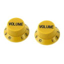 ALLPARTS ( オールパーツ ) / PK-0154-020 Set of 2 Yellow Volume Knobs夏休みセール