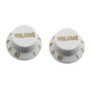 ALLPARTS ( オールパーツ ) / PK-0154-025 Set of 2 White Volume Knobs夏休みセール