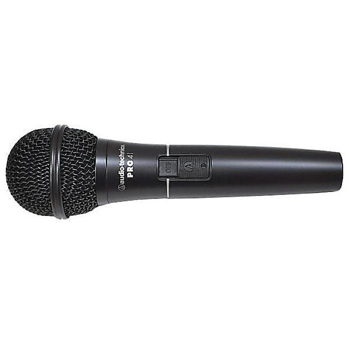 audio-technica(オーディオテクニカ) / PRO41の事ならフレンズにご相談ください。 audio-technica(オーディオテクニカ) / PRO41の特長！ON/OFFスイッチを装備した単一指向性ダイナミック...... audio-technica(オーディオテクニカ) / PRO41のココが凄い！ audio-technica(オーディオテクニカ) / PRO41のメーカー説明 ON/OFFスイッチを装備した単一指向性ダイナミックマイク。高磁力マグネット使用のユニットを搭載したボーカルマイクのニュースタンダードモデルです。内蔵ショックマウントによりハンドリングノイズを低減します。ポップノイズ対策に優れた2重構造のヘッドケースを採用。パワフルかつクリアなサウンドを実現し、リードボーカルからコーラスまで、あらゆるボーカルを引き立てます。 audio-technica(オーディオテクニカ) / PRO41の仕様 ・ボーカルをナチュラルに捉える広帯域な単一指向性ユニット搭載。・優れた内部ショックマウントがハンドリングノイズを低減。・ノイズの少ないスライドタイプON/OFFスイッチ採用。・パワフル＆クリアーなサウンドが、リードボーカルからコーラスまで、あらゆるボーカルを引き立てます。・ポップノイズ対策に優れた2重構造のヘッドケース採用。＜テクニカルデータ＞型式ダイナミック型指向特性単一指向性周波数特性90〜16,Hz感度（1V/Pa1kHz）?55dB出力インピーダンス300オーム外形寸法バイ53×185mmケーブルマイク側(XLR-F3PIN)、出力側(XLR-M3PIN)質量304g仕上げ黒つや消し焼付塗装●付属品：マイククランパー、変換ネジ(3/8−5/8)、4.5mマイクケーブル、マイクポーチaudio-technica(オーディオテクニカ) / PRO41の事ならフレンズにご相談ください。 audio-technica(オーディオテクニカ) / PRO41の特長！ON/OFFスイッチを装備した単一指向性ダイナミック...... audio-technica(オーディオテクニカ) / PRO41のココが凄い！ audio-technica(オーディオテクニカ) / PRO41のメーカー説明 ON/OFFスイッチを装備した単一指向性ダイナミックマイク。高磁力マグネット使用のユニットを搭載したボーカルマイクのニュースタンダードモデルです。内蔵ショックマウントによりハンドリングノイズを低減します。ポップノイズ対策に優れた2重構造のヘッドケースを採用。パワフルかつクリアなサウンドを実現し、リードボーカルからコーラスまで、あらゆるボーカルを引き立てます。 audio-technica(オーディオテクニカ) / PRO41の仕様 ・ボーカルをナチュラルに捉える広帯域な単一指向性ユニット搭載。・優れた内部ショックマウントがハンドリングノイズを低減。・ノイズの少ないスライドタイプON/OFFスイッチ採用。・パワフル＆クリアーなサウンドが、リードボーカルからコーラスまで、あらゆるボーカルを引き立てます。・ポップノイズ対策に優れた2重構造のヘッドケース採用。＜テクニカルデータ＞型式ダイナミック型指向特性単一指向性周波数特性90〜16,Hz感度（1V/Pa1kHz）?55dB出力インピーダンス300オーム外形寸法バイ53×185mmケーブルマイク側(XLR-F3PIN)、出力側(XLR-M3PIN)質量304g仕上げ黒つや消し焼付塗装●付属品：マイククランパー、変換ネジ(3/8−5/8)、4.5mマイクケーブル、マイクポーチ