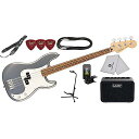 FENDER ( フェンダー ) / Player Precision Bass, PF, Silver 初心者セット夏休みセール