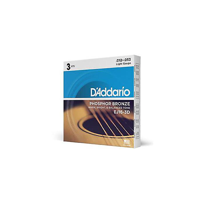 D'Addario(ダダリオ) / EJ16-3D 3-Pack Phosphor Bronze Wound Lightの事ならフレンズにご相談ください。 D'Addario(ダダリオ) / EJ16-3D 3-Pack Phosphor Bronze Wound Lightの特長！【お得な3セットパック】EJ16は、フォスファーブロ...... D'Addario(ダダリオ) / EJ16-3D 3-Pack Phosphor Bronze Wound Lightのココが凄い！ D'Addario(ダダリオ) / EJ16-3D 3-Pack Phosphor Bronze Wound Lightのメーカー説明 【お得な3セットパック】EJ16は、フォスファーブロンズを使用し、深みがありキレの良いサウンドと耐久性を兼ね備えたDADDARIOアコースティック弦の大定番。多くの高級ギターメーカーが長年この弦を工場出荷時に張っていることでもその実力と信頼性が伺えます。012-053の太さの弦を採用したアコギ弦定番のLightゲージです。 D'Addario(ダダリオ) / EJ16-3D 3-Pack Phosphor Bronze Wound Lightの仕様 ■アコースティックギター弦■PhosphorBronze■Light■012、016、024、032、042、053■3セットパック〜DAddarioPHOSPHORBRONZE〜1974年に世界初のフォスファーブロンズ弦を発売したダダリオ。以来その素晴らしい音色とロングライフでプロ/アマ、ライブ/レコーディングを問わず幅広く使用されています。主な使用ギタリスト(メーカーサイトより)・KeithUrban・SherylCrow・PatMetheny※画像はイメージです。D'Addario(ダダリオ) / EJ16-3D 3-Pack Phosphor Bronze Wound Lightの事ならフレンズにご相談ください。 D'Addario(ダダリオ) / EJ16-3D 3-Pack Phosphor Bronze Wound Lightの特長！【お得な3セットパック】EJ16は、フォスファーブロ...... D'Addario(ダダリオ) / EJ16-3D 3-Pack Phosphor Bronze Wound Lightのココが凄い！ D'Addario(ダダリオ) / EJ16-3D 3-Pack Phosphor Bronze Wound Lightのメーカー説明 【お得な3セットパック】EJ16は、フォスファーブロンズを使用し、深みがありキレの良いサウンドと耐久性を兼ね備えたDADDARIOアコースティック弦の大定番。多くの高級ギターメーカーが長年この弦を工場出荷時に張っていることでもその実力と信頼性が伺えます。012-053の太さの弦を採用したアコギ弦定番のLightゲージです。 D'Addario(ダダリオ) / EJ16-3D 3-Pack Phosphor Bronze Wound Lightの仕様 ■アコースティックギター弦■PhosphorBronze■Light■012、016、024、032、042、053■3セットパック〜DAddarioPHOSPHORBRONZE〜1974年に世界初のフォスファーブロンズ弦を発売したダダリオ。以来その素晴らしい音色とロングライフでプロ/アマ、ライブ/レコーディングを問わず幅広く使用されています。主な使用ギタリスト(メーカーサイトより)・KeithUrban・SherylCrow・PatMetheny※画像はイメージです。