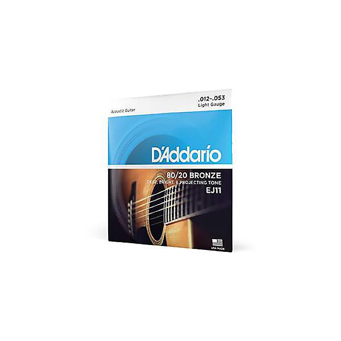D'Addario(ダダリオ) / EJ11 80/20 Bronze Wound Lightの事ならフレンズにご相談ください。 D'Addario(ダダリオ) / EJ11 80/20 Bronze Wound Lightの特長！アコギ用ブロンズ弦のパイオニアであるDADDARIO...... D'Addario(ダダリオ) / EJ11 80/20 Bronze Wound Lightのココが凄い！ D'Addario(ダダリオ) / EJ11 80/20 Bronze Wound Lightのメーカー説明 アコギ用ブロンズ弦のパイオニアであるDADDARIO。80/20 Bronze Woundシリーズはブロンズ弦の原点。弦の綺羅びやかなサウンドが目立ちすぎること無く、ギターが持ち合わせるそれぞれの木の鳴り、キャラクターを活かしたサウンドを響かせます。EJ11は、アコギ弦定番の太さ12-53のLightゲージです。 D'Addario(ダダリオ) / EJ11 80/20 Bronze Wound Lightの仕様 ■タイプ：アコースティックギター弦■素材：80/20Bronze■ゲージタイプ：Light■ゲージ：PL012、PL016、BW024、BW032、BW042、BW053■※：ダダリオは80/20ブロンズ（ブラス）弦に関してもパイオニアです。明るく歯切れのよいサウンドによって、多くのプロミュージシャン達にステージやスタジオを問わず使用されています。D'Addario(ダダリオ) / EJ11 80/20 Bronze Wound Lightの事ならフレンズにご相談ください。 D'Addario(ダダリオ) / EJ11 80/20 Bronze Wound Lightの特長！アコギ用ブロンズ弦のパイオニアであるDADDARIO...... D'Addario(ダダリオ) / EJ11 80/20 Bronze Wound Lightのココが凄い！ D'Addario(ダダリオ) / EJ11 80/20 Bronze Wound Lightのメーカー説明 アコギ用ブロンズ弦のパイオニアであるDADDARIO。80/20 Bronze Woundシリーズはブロンズ弦の原点。弦の綺羅びやかなサウンドが目立ちすぎること無く、ギターが持ち合わせるそれぞれの木の鳴り、キャラクターを活かしたサウンドを響かせます。EJ11は、アコギ弦定番の太さ12-53のLightゲージです。 D'Addario(ダダリオ) / EJ11 80/20 Bronze Wound Lightの仕様 ■タイプ：アコースティックギター弦■素材：80/20Bronze■ゲージタイプ：Light■ゲージ：PL012、PL016、BW024、BW032、BW042、BW053■※：ダダリオは80/20ブロンズ（ブラス）弦に関してもパイオニアです。明るく歯切れのよいサウンドによって、多くのプロミュージシャン達にステージやスタジオを問わず使用されています。