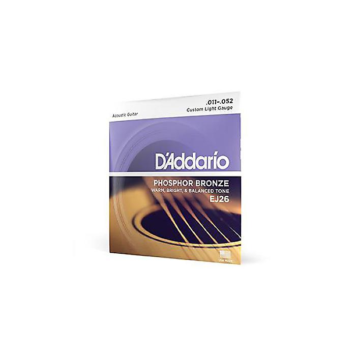 D'Addario(ダダリオ) / EJ26 Phosphor Bronze Wound Custom Lightの事ならフレンズにご相談ください。 D'Addario(ダダリオ) / EJ26 Phosphor Bronze Wound Custom Lightの特長！フォスファーブロンズを使用し、深みがありキレの良いサ...... D'Addario(ダダリオ) / EJ26 Phosphor Bronze Wound Custom Lightのココが凄い！ D'Addario(ダダリオ) / EJ26 Phosphor Bronze Wound Custom Lightのメーカー説明 フォスファーブロンズを使用し、深みがありキレの良いサウンドと耐久性を兼ね備えた大定番アコースティック弦EJ26 Phosphor Bronze Wound Custom Light。 D'Addario(ダダリオ) / EJ26 Phosphor Bronze Wound Custom Lightの仕様 ■アコースティックギター弦■PhosphorBronze■CustomLight■011、015、022、032、042、052〜DAddarioPHOSPHORBRONZE〜1974年に世界初のフォスファーブロンズ弦を発売したダダリオ。以来その素晴らしい音色とロングライフでプロ/アマ、ライブ/レコーディングを問わず幅広く使用されています。愛用アーティストLarryCarlton、他※画像はイメージです。D'Addario(ダダリオ) / EJ26 Phosphor Bronze Wound Custom Lightの事ならフレンズにご相談ください。 D'Addario(ダダリオ) / EJ26 Phosphor Bronze Wound Custom Lightの特長！フォスファーブロンズを使用し、深みがありキレの良いサ...... D'Addario(ダダリオ) / EJ26 Phosphor Bronze Wound Custom Lightのココが凄い！ D'Addario(ダダリオ) / EJ26 Phosphor Bronze Wound Custom Lightのメーカー説明 フォスファーブロンズを使用し、深みがありキレの良いサウンドと耐久性を兼ね備えた大定番アコースティック弦EJ26 Phosphor Bronze Wound Custom Light。 D'Addario(ダダリオ) / EJ26 Phosphor Bronze Wound Custom Lightの仕様 ■アコースティックギター弦■PhosphorBronze■CustomLight■011、015、022、032、042、052〜DAddarioPHOSPHORBRONZE〜1974年に世界初のフォスファーブロンズ弦を発売したダダリオ。以来その素晴らしい音色とロングライフでプロ/アマ、ライブ/レコーディングを問わず幅広く使用されています。愛用アーティストLarryCarlton、他※画像はイメージです。