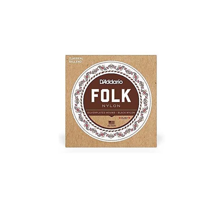 DADDARIO ( ダダリオ ) / EJ32 Folk Nylon - Silver Wound/Black Nylon Trebles夏休みセール