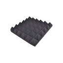 AURALEX ( オーラレックス ) / Studiofoam Pyramids 4″チャコール 厚さ10cm 60cm x 60cm 6枚夏休みセール