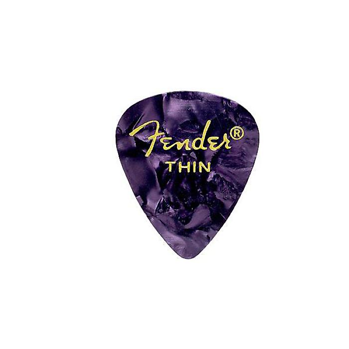 FENDER ( ե ) / Premium Celluloid 351 Shape Pick Thin Purple Motoϥ...