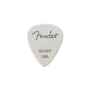 FENDER ( フェンダー ) / 351 SHAPE WAVELENGTH CELLULOID PICKS White, Extra Heavy夏休みセール