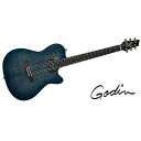GODIN GUITAR ( ゴダンギター ) / A6 ULTRA Denim Blue Flame 【047963】夏休みセール