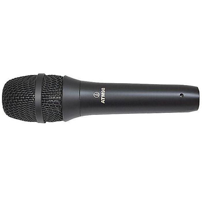 audio-technica(オーディオテクニカ) / ATM98の事ならフレンズにご相談ください。 audio-technica(オーディオテクニカ) / ATM98の特長！ボーカル向け単一指向性ダイナミックマイク。パワフルで...... audio-technica(オーディオテクニカ) / ATM98のココが凄い！ audio-technica(オーディオテクニカ) / ATM98のメーカー説明 ボーカル向け単一指向性ダイナミックマイク。パワフルでなめらかなサウンドが持ち味です。頑丈なボディにより激しいライブパフォーマンスにも最適。ハンドリングノイズキャンセル機能搭載。ノイズの少ないクリアなサウンドを実現します。 audio-technica(オーディオテクニカ) / ATM98の仕様 ■ダイナミックマイク■単一指向性■周波数特性：70Hz-16kHz■出力インピーダンス：250オーム■感度：-57dB■コネクタ：XLR3ピン(オス)■サイズ・重量：径46mm、長さ179mm・325g■仕上げ：マットブラック焼付塗装■付属品：マイククランパーAT8470、変換ネジ(3/8−5/8)、ポーチ〜メーカーサイトより〜・アルニコ磁石の安定した磁気特性を最大限に駆使したパワフルでなめらかなライブサウンド。・過酷なモニター環境下でも圧倒的なハウリングマージンを確保。・緻密に設計されたハンドリングノイズキャンセル機構搭載。タッチノイズとの高度なアイソレーションを実現。・ハードな使用にも耐え得る堅牢なダイキャスト製ボティ。audio-technica(オーディオテクニカ) / ATM98の事ならフレンズにご相談ください。 audio-technica(オーディオテクニカ) / ATM98の特長！ボーカル向け単一指向性ダイナミックマイク。パワフルで...... audio-technica(オーディオテクニカ) / ATM98のココが凄い！ audio-technica(オーディオテクニカ) / ATM98のメーカー説明 ボーカル向け単一指向性ダイナミックマイク。パワフルでなめらかなサウンドが持ち味です。頑丈なボディにより激しいライブパフォーマンスにも最適。ハンドリングノイズキャンセル機能搭載。ノイズの少ないクリアなサウンドを実現します。 audio-technica(オーディオテクニカ) / ATM98の仕様 ■ダイナミックマイク■単一指向性■周波数特性：70Hz-16kHz■出力インピーダンス：250オーム■感度：-57dB■コネクタ：XLR3ピン(オス)■サイズ・重量：径46mm、長さ179mm・325g■仕上げ：マットブラック焼付塗装■付属品：マイククランパーAT8470、変換ネジ(3/8−5/8)、ポーチ〜メーカーサイトより〜・アルニコ磁石の安定した磁気特性を最大限に駆使したパワフルでなめらかなライブサウンド。・過酷なモニター環境下でも圧倒的なハウリングマージンを確保。・緻密に設計されたハンドリングノイズキャンセル機構搭載。タッチノイズとの高度なアイソレーションを実現。・ハードな使用にも耐え得る堅牢なダイキャスト製ボティ。