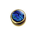 QPARTS ( キューパーツ ) / Blue Abalone on Dome Knob Gold夏休みセール