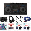 8大特典付 【純正スピーカー・ヘッドフォン・音源付セット(DM-40D/HDJ-X5-K)】AlphaTheta(アルファシータ) / DDJ-GRV6_DM-...
