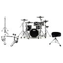 ATV ( エーティーヴイ ) / aDrums artist Expanded Set (ADA-EXPSET) SHツインペダルSET夏休みセール