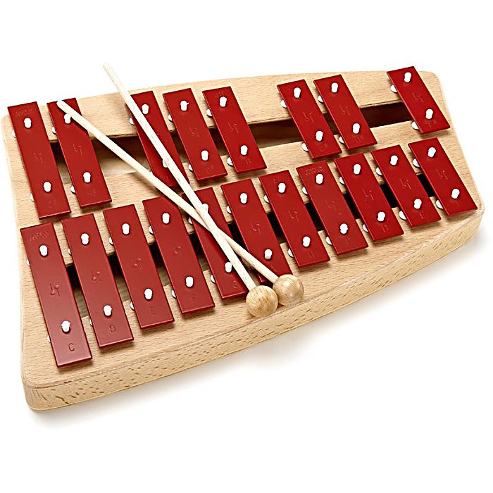 Sonor(ソナー) / 596000007の事ならフレンズにご相談ください。 Sonor(ソナー) / 596000007の特長！ソナー グロッケン NG-30 Sonor(ソナー) / 596000007のココが凄い！カール・オルフの音楽教育理論に基づいて製作された幼児教育用グロッケン。正しく調律されており、付属の木製マレットで安心して使用できます。手頃な価格帯で、音楽の基礎教育に適した楽器です。 Sonor(ソナー) / 596000007のメーカー説明 SONORのかわいらしいグロッケン。こちらは高音タイプです。作曲家であり、音楽教育学者であったカール・オルフの音楽教育理論に沿って製作された幼児教育用のかわいらしいグロッケン。　正しく調律されているので、安心して楽しく音に触れられます。※試聴音源は、付属マレット(木製)を使用。　録音機器・再生機器によって、一部音割れ等が生じる場合がございますが、御了承の上ご参考下さいませ。C-F#　19音 (黒鍵ありタイプ)マレット1組(2本)付属調律 A=440Hz楽器サイズ　300mm　x　200mm音板幅　18mm Japan Percussion Center · TwinkleStarNG30Japan Percussion Center · Nearer関連商品・var elm=$(#rec1);var comment=elm.contents().filter(function(){return th Sonor(ソナー) / 596000007の仕様 音域：C-F# 19音（黒鍵ありタイプ）楽器サイズ：300mm × 200mm音板幅：18mm調律：A=440Hz付属品：マレット1組（2本・木製） 全て新品。ケーブル・消耗品以外メーカー1年保証書付のでご安心してお買いもの頂けます。Sonor(ソナー) / 596000007の事ならフレンズにご相談ください。 Sonor(ソナー) / 596000007の特長！ソナー グロッケン NG-30 Sonor(ソナー) / 596000007のココが凄い！カール・オルフの音楽教育理論に基づいて製作された幼児教育用グロッケン。正しく調律されており、付属の木製マレットで安心して使用できます。手頃な価格帯で、音楽の基礎教育に適した楽器です。 Sonor(ソナー) / 596000007のメーカー説明 SONORのかわいらしいグロッケン。こちらは高音タイプです。作曲家であり、音楽教育学者であったカール・オルフの音楽教育理論に沿って製作された幼児教育用のかわいらしいグロッケン。　正しく調律されているので、安心して楽しく音に触れられます。※試聴音源は、付属マレット(木製)を使用。　録音機器・再生機器によって、一部音割れ等が生じる場合がございますが、御了承の上ご参考下さいませ。C-F#　19音 (黒鍵ありタイプ)マレット1組(2本)付属調律 A=440Hz楽器サイズ　300mm　x　200mm音板幅　18mm Japan Percussion Center · TwinkleStarNG30Japan Percussion Center · Nearer関連商品・var elm=$(#rec1);var comment=elm.contents().filter(function(){return this.nodeType === document.COMMENT_NODE;});comment.each(function(i, elm){$(#rec1).text(elm.data);}); Sonor(ソナー) / 596000007の仕様 音域：C-F# 19音（黒鍵ありタイプ）楽器サイズ：300mm × 200mm音板幅：18mm調律：A=440Hz付属品：マレット1組（2本・木製） 全て新品。ケーブル・消耗品以外メーカー1年保証書付のでご安心してお買いもの頂けます。
