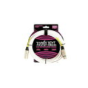 ERNIE BALL ( アーニー・ボール ) / 20ft Male Female XLR Microphone Cable White夏休みセール