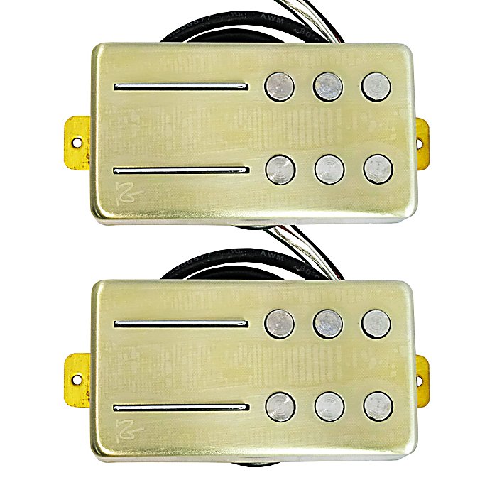 Railhammer Pickups(レールハンマーピックアップス) / Reeves Gabrels Brushed Nickel Setの事ならフレンズにご相談ください。 Railhammer Pickups(レールハンマーピックアップス) / Reeves Gabrels Brushed Nickel Setの特長！Railhammer Reeves Gabrels Railhammer Pickups(レールハンマーピックアップス) / Reeves Gabrels Brushed Nickel Setのココが凄い！The Cureのリーブス・ガブレルズシグネチャーモデル。ブリッジはAlnico Grandeをベースに高出力化してミッドレンジを強調、ネックはHyper Vintageをベースに厚みを加えたセット。プレーン弦にはポールピース、ワウンド弦にはレール構造を採用したRailhammerの特徴を備えています。高価格帯ながらUKロックサウンド構築に特化した設計です。 Railhammer Pickups(レールハンマーピックアップス) / Reeves Gabrels Brushed Nickel Setのメーカー説明 ※こちらは セット商品 です。Railhammer Pickups / Reeves Gabrels Brushed Nickel Setレールハンマー ピックアップス / リーブス ガブレルズ ブラッシュド ニッケル セットリーブス・ガブレルズ・シグネチャー・モデル！2012年からThe Cureのギタリストとして活躍するリーブス・ガブレルズと共に開発されたピックアップです。デヴィッド・ボウイを中心に結成されたTin Machineのメンバーでもあり、80年代末から2000年代にかけてはデヴィッド・ボウイの専属サポートギタリストとしても活躍したリーブス・ガブレルズのUKロックサウンドを作るハムバッカーピックアップです。ブリッジ（リア）ピックアップは、Railhammer Alnico Grandeピックアップをベースに出力を高め、ミッドレンジを強調してサステインを伸ばしました。ヘヴィロックやシュレッド、そして伸びやかなリードまでをカバーしながら、ギターのボリュームでクリーンまですぐに戻すことができる柔軟性も備えたピックアップです。ネック（フロント）ピックアップはR Railhammer Pickups(レールハンマーピックアップス) / Reeves Gabrels Brushed Nickel Setの仕様 セット内容：ネック用ピックアップ(RG-NK)、ブリッジ用ピックアップ(RG-BK)ブリッジピックアップ出力：16.0 Ohmsブリッジピックアップワイヤーゲージ：43ブリッジピックアップマグネット：Alnico 5ネックピックアップ出力：8.0 Ohmsネックピックアップワイヤーゲージ：42ネックピックアップマグネット：Alnico 5対応機種：スタンダードハムバッカーサイズのマウントリング・オープニング搭載ギター 全て新品。ケーブル・消耗品以外メーカー1年保証書付のでご安心してお買いもの頂けます。Railhammer Pickups(レールハンマーピックアップス) / Reeves Gabrels Brushed Nickel Setの事ならフレンズにご相談ください。 Railhammer Pickups(レールハンマーピックアップス) / Reeves Gabrels Brushed Nickel Setの特長！Railhammer Reeves Gabrels Railhammer Pickups(レールハンマーピックアップス) / Reeves Gabrels Brushed Nickel Setのココが凄い！The Cureのリーブス・ガブレルズシグネチャーモデル。ブリッジはAlnico Grandeをベースに高出力化してミッドレンジを強調、ネックはHyper Vintageをベースに厚みを加えたセット。プレーン弦にはポールピース、ワウンド弦にはレール構造を採用したRailhammerの特徴を備えています。高価格帯ながらUKロックサウンド構築に特化した設計です。 Railhammer Pickups(レールハンマーピックアップス) / Reeves Gabrels Brushed Nickel Setのメーカー説明 ※こちらは セット商品 です。Railhammer Pickups / Reeves Gabrels Brushed Nickel Setレールハンマー ピックアップス / リーブス ガブレルズ ブラッシュド ニッケル セットリーブス・ガブレルズ・シグネチャー・モデル！2012年からThe Cureのギタリストとして活躍するリーブス・ガブレルズと共に開発されたピックアップです。デヴィッド・ボウイを中心に結成されたTin Machineのメンバーでもあり、80年代末から2000年代にかけてはデヴィッド・ボウイの専属サポートギタリストとしても活躍したリーブス・ガブレルズのUKロックサウンドを作るハムバッカーピックアップです。ブリッジ（リア）ピックアップは、Railhammer Alnico Grandeピックアップをベースに出力を高め、ミッドレンジを強調してサステインを伸ばしました。ヘヴィロックやシュレッド、そして伸びやかなリードまでをカバーしながら、ギターのボリュームでクリーンまですぐに戻すことができる柔軟性も備えたピックアップです。ネック（フロント）ピックアップはRailhammer Hyper Vintageピックアップをベースに少しだけ出力を上げ、音を少し厚くしました。ジャズからハイゲインなロックまで、広く音を作るパレットとして、多くのジャンルをカバーします Railhammer Pickups(レールハンマーピックアップス) / Reeves Gabrels Brushed Nickel Setの仕様 セット内容：ネック用ピックアップ(RG-NK)、ブリッジ用ピックアップ(RG-BK)ブリッジピックアップ出力：16.0 Ohmsブリッジピックアップワイヤーゲージ：43ブリッジピックアップマグネット：Alnico 5ネックピックアップ出力：8.0 Ohmsネックピックアップワイヤーゲージ：42ネックピックアップマグネット：Alnico 5対応機種：スタンダードハムバッカーサイズのマウントリング・オープニング搭載ギター 全て新品。ケーブル・消耗品以外メーカー1年保証書付のでご安心してお買いもの頂けます。