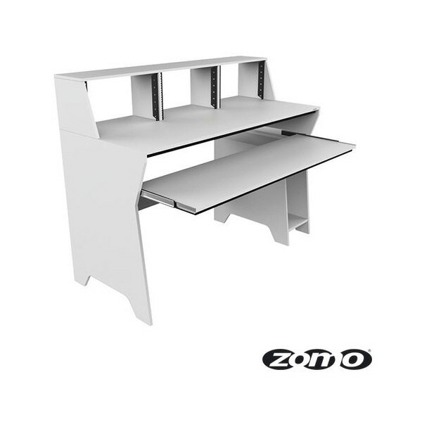 Zomo / Studio Desk Milano (WHITE) ゾモ スタジオワークステーション / DTMデスク / テーブル 《組立式》新生活応援