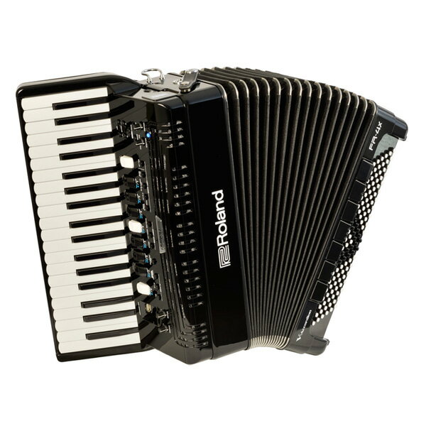 1大特典付 Roland ローランド / FR-4X BLACK Vアコーディオン ピアノ鍵盤タイプ - デジタルアコーディオン -