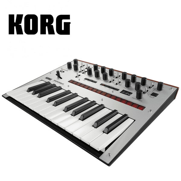 KORG monologue-SV （SILVER シルバー） モノフォニック・アナログ・シンセサイ ...