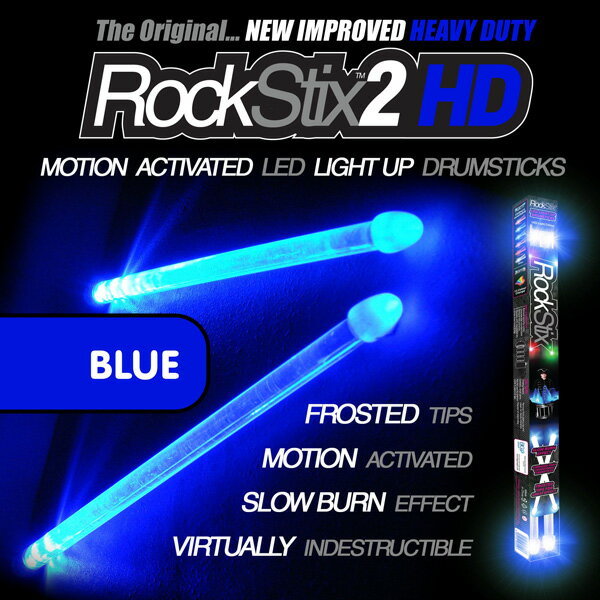 光るドラムスティック ブルー Rockstix2 / Blue HD 【パリピグッズ】敬老の日 セール