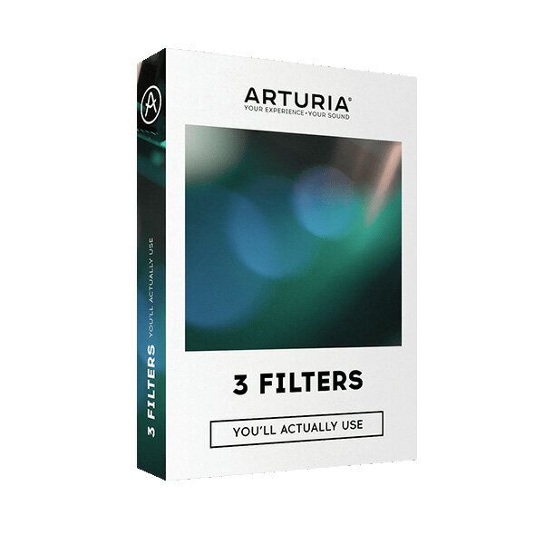Arturia(アートリア) / 3 FILTERS 3種類のフィルターのプラグインバンドルソフト