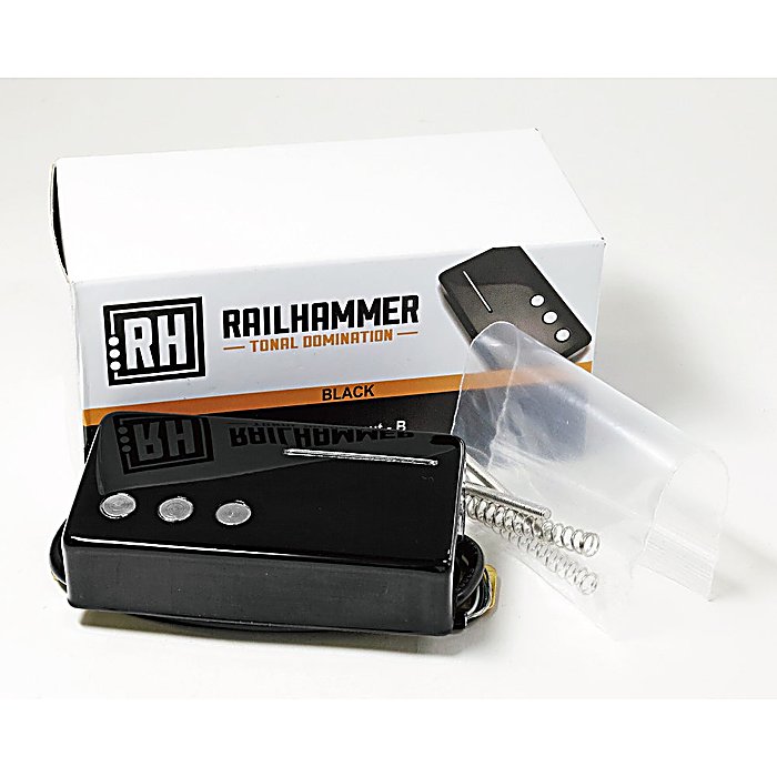Railhammer Pickups(レールハンマーピックアップス) / Cleancut Black Setの事ならフレンズにご相談ください。 Railhammer Pickups(レールハンマーピックアップス) / Cleancut Black Setの特長！Railhammer Cleancut Black Set Railhammer Pickups(レールハンマーピックアップス) / Cleancut Black Setのココが凄い！P-90のパンチとクリアなトーンをハムバッカーサイズに落とし込んだハイブリッド設計。プレーン弦と太いワウンド弦で異なるポールピース構造により、全弦でバランスの取れた音量と明瞭性を実現。ローダウンチューニングにも対応。高価格帯のハイエンドピックアップですが、特許出願中の独自技術とジョー・ネイラー設計による高品質が特徴です。 Railhammer Pickups(レールハンマーピックアップス) / Cleancut Black Setのメーカー説明 ※こちらは ブリッジ/ネックモデルのセット です。Railhammer Pickups / Cleancut Black Setレールハンマーピックアップス / クリーンカットブラックセットクリアなP-90！クラシックなP90トーンを作り、そこから出力を10%ほど落とし、それをハムバッカーサイズにフィットさせる。ハイブリッドデザインで作られるRailhammer Pickups CleancutピックアップはP-90ピックアップのパンチはそのままにさらにクリーンなトーンを実現しました。鐘のようなトレブル、クリアなミッドレンジが、パーカッシブでオープンなトーンを作ります。Railhammer PickupsならではのデュアルコイルのHumcutterデザインにより、ハムノイズの低減をも実現しました。レトロロック、サーフ、ロカビリー、カントリーなど、“ビーフィー”で“トゥワンギー”なトーンに最適です。もちろん、Railhammer Pickupsらしい明瞭で分離が良い音色が特徴で、ローダウンチューニングのギターにも最適です。●BRIDGEピックアップModel Railhammer Pickups(レールハンマーピックアップス) / Cleancut Black Setの仕様 セット内容：ブリッジ/ネックモデルブリッジモデル型番：CL-BKブリッジモデルOhms：8.0ブリッジモデルWire Gauge：42ブリッジモデルマグネット：Ceramicネックモデル型番：CL-NKネックモデルOhms：7.0ネックモデルWire Gauge：42ネックモデルマグネット：Ceramicサイズ：スタンダードハムバッカーサイズ 全て新品。ケーブル・消耗品以外メーカー1年保証書付のでご安心してお買いもの頂けます。Railhammer Pickups(レールハンマーピックアップス) / Cleancut Black Setの事ならフレンズにご相談ください。 Railhammer Pickups(レールハンマーピックアップス) / Cleancut Black Setの特長！Railhammer Cleancut Black Set Railhammer Pickups(レールハンマーピックアップス) / Cleancut Black Setのココが凄い！P-90のパンチとクリアなトーンをハムバッカーサイズに落とし込んだハイブリッド設計。プレーン弦と太いワウンド弦で異なるポールピース構造により、全弦でバランスの取れた音量と明瞭性を実現。ローダウンチューニングにも対応。高価格帯のハイエンドピックアップですが、特許出願中の独自技術とジョー・ネイラー設計による高品質が特徴です。 Railhammer Pickups(レールハンマーピックアップス) / Cleancut Black Setのメーカー説明 ※こちらは ブリッジ/ネックモデルのセット です。Railhammer Pickups / Cleancut Black Setレールハンマーピックアップス / クリーンカットブラックセットクリアなP-90！クラシックなP90トーンを作り、そこから出力を10%ほど落とし、それをハムバッカーサイズにフィットさせる。ハイブリッドデザインで作られるRailhammer Pickups CleancutピックアップはP-90ピックアップのパンチはそのままにさらにクリーンなトーンを実現しました。鐘のようなトレブル、クリアなミッドレンジが、パーカッシブでオープンなトーンを作ります。Railhammer PickupsならではのデュアルコイルのHumcutterデザインにより、ハムノイズの低減をも実現しました。レトロロック、サーフ、ロカビリー、カントリーなど、“ビーフィー”で“トゥワンギー”なトーンに最適です。もちろん、Railhammer Pickupsらしい明瞭で分離が良い音色が特徴で、ローダウンチューニングのギターにも最適です。●BRIDGEピックアップModel: CL-BK Ohms: 8.0Wire Gauge: 42Magnet: CeramicUse with: Cleancut neck●NECKピックアップModel: CL-NK Ohms: 7 Railhammer Pickups(レールハンマーピックアップス) / Cleancut Black Setの仕様 セット内容：ブリッジ/ネックモデルブリッジモデル型番：CL-BKブリッジモデルOhms：8.0ブリッジモデルWire Gauge：42ブリッジモデルマグネット：Ceramicネックモデル型番：CL-NKネックモデルOhms：7.0ネックモデルWire Gauge：42ネックモデルマグネット：Ceramicサイズ：スタンダードハムバッカーサイズ 全て新品。ケーブル・消耗品以外メーカー1年保証書付のでご安心してお買いもの頂けます。