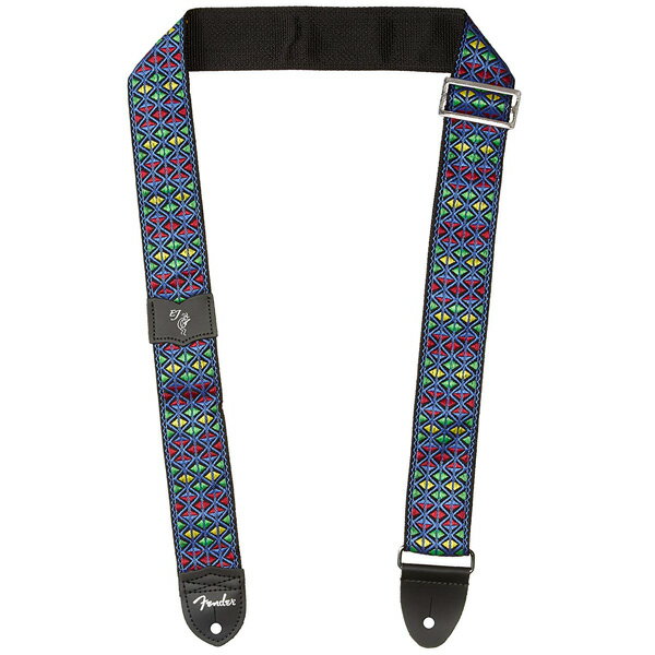 FENDER(フェンダー) / ERIC JOHNSON SIGNATURE STRAPS (Blue with Multi-Colored Triangle Pattern) ギターストラップ 直輸入品