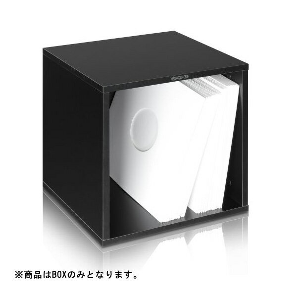Zomo(ゾモ) VS-Box 100 Black 組立式 12インチレコード収納BOX 【約100枚収納可能】ハロウィーンセール/ハロウィングッズ