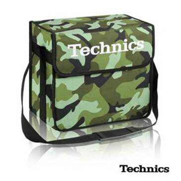 Technics(テクニクス) / DJ Bag (Camouflage Green) 【約60枚レコード収納】 - DJバッグ -