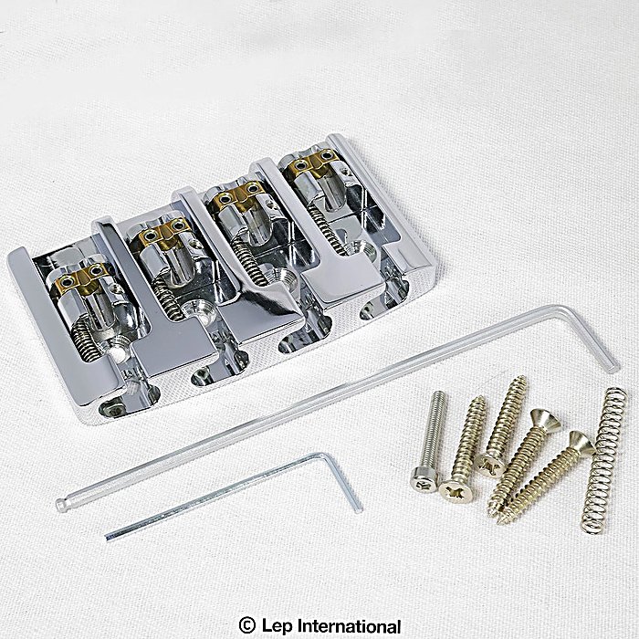 ABM(エービーエム) / ABM3704CA19 MkII　4弦ベース用 アルミブリッジ 弦間19mm クロームの事ならフレンズにご相談ください。 ABM(エービーエム) / ABM3704CA19 MkII　4弦ベース用 アルミブリッジ 弦間19mm クロームの特長！ABM ABM3704CA19 MkII ベースブリッジ ABM(エービーエム) / ABM3704CA19 MkII　4弦ベース用 アルミブリッジ 弦間19mm クロームのココが凄い！1949年創業のドイツの老舗メーカーABMによる4弦ベース用ブリッジ。削り出し加工技術で精密に製造されたアルミニウム製で、高速なアタック反応とニュートラルなトーンが特徴。サドル高さ・弦間隔・イントネーションの調整が容易で、ロックスクリューで固定可能。高価格帯の製品ですが、世界的なプレイヤーに信頼される高品質なパーツとして位置づけられます。 ABM(エービーエム) / ABM3704CA19 MkII　4弦ベース用 アルミブリッジ 弦間19mm クロームのメーカー説明 ABM ABM3704CA19 MkII 4弦ベース用アルミブリッジ 弦間19mm クロームエービーエム エービーエムサンナナゼロヨンシーエーイチキュウマークツー立体構造のベース用ブリッジです。ABMの精密技術とエレガントなデザインがもたらすハイクオリティな4弦ベース用ブリッジです。付属の6角レンチを使用して、サドルの高さ、弦間隔、イントネーションを簡単に調整することができます。設定が終われば、プレイ中に不用意に動いてしまうことのないようにロックスクリューにより調整を固定することができます。ブリッジはトップマウント、およびストリングスルー（裏通し）の両方に対応しています。オーガニックなデザインで洗練された楽器のコンセプトに合わせてお使いいただけます。アルミによって制作され、非常に速いアタックとニュートラルなトーン、フラットな応答となります。ベルブラス製サドルと合わせることで、音楽的な響きを加えます。・スペーシング（弦ピッチ）：19mm（微調整可能）■製品概要ベース用ブリッジ（4弦）表面処理：クロームめっき■付属品ブリッジ本体ネジ x 4サドル調整用六角レンチ■材質アルミニウム（サドルは ABM(エービーエム) / ABM3704CA19 MkII　4弦ベース用 アルミブリッジ 弦間19mm クロームの仕様 型番：ABM3704CA19 MkII対応機種：4弦ベース弦間隔：19mm（微調整可能）材質：アルミニウム（サドルはベルブラス）表面処理：クロームめっき付属品：ブリッジ本体、ネジ×4、サドル調整用六角レンチ対応マウント：トップマウント、ストリングスルー両対応製造国：ドイツ 全て新品。ケーブル・消耗品以外メーカー1年保証書付のでご安心してお買いもの頂けます。ABM(エービーエム) / ABM3704CA19 MkII　4弦ベース用 アルミブリッジ 弦間19mm クロームの事ならフレンズにご相談ください。 ABM(エービーエム) / ABM3704CA19 MkII　4弦ベース用 アルミブリッジ 弦間19mm クロームの特長！ABM ABM3704CA19 MkII ベースブリッジ ABM(エービーエム) / ABM3704CA19 MkII　4弦ベース用 アルミブリッジ 弦間19mm クロームのココが凄い！1949年創業のドイツの老舗メーカーABMによる4弦ベース用ブリッジ。削り出し加工技術で精密に製造されたアルミニウム製で、高速なアタック反応とニュートラルなトーンが特徴。サドル高さ・弦間隔・イントネーションの調整が容易で、ロックスクリューで固定可能。高価格帯の製品ですが、世界的なプレイヤーに信頼される高品質なパーツとして位置づけられます。 ABM(エービーエム) / ABM3704CA19 MkII　4弦ベース用 アルミブリッジ 弦間19mm クロームのメーカー説明 ABM ABM3704CA19 MkII 4弦ベース用アルミブリッジ 弦間19mm クロームエービーエム エービーエムサンナナゼロヨンシーエーイチキュウマークツー立体構造のベース用ブリッジです。ABMの精密技術とエレガントなデザインがもたらすハイクオリティな4弦ベース用ブリッジです。付属の6角レンチを使用して、サドルの高さ、弦間隔、イントネーションを簡単に調整することができます。設定が終われば、プレイ中に不用意に動いてしまうことのないようにロックスクリューにより調整を固定することができます。ブリッジはトップマウント、およびストリングスルー（裏通し）の両方に対応しています。オーガニックなデザインで洗練された楽器のコンセプトに合わせてお使いいただけます。アルミによって制作され、非常に速いアタックとニュートラルなトーン、フラットな応答となります。ベルブラス製サドルと合わせることで、音楽的な響きを加えます。・スペーシング（弦ピッチ）：19mm（微調整可能）■製品概要ベース用ブリッジ（4弦）表面処理：クロームめっき■付属品ブリッジ本体ネジ x 4サドル調整用六角レンチ■材質アルミニウム（サドルはベルブラス）■製造国ドイツ■サイズ（※製品画像をご参照ください）【ABM】■About ABMABMは、エレクトリックギターが誕生して間もない1949年に設立されたエレクトリックギターおよびエレクトリ ABM(エービーエム) / ABM3704CA19 MkII　4弦ベース用 アルミブリッジ 弦間19mm クロームの仕様 型番：ABM3704CA19 MkII対応機種：4弦ベース弦間隔：19mm（微調整可能）材質：アルミニウム（サドルはベルブラス）表面処理：クロームめっき付属品：ブリッジ本体、ネジ×4、サドル調整用六角レンチ対応マウント：トップマウント、ストリングスルー両対応製造国：ドイツ 全て新品。ケーブル・消耗品以外メーカー1年保証書付のでご安心してお買いもの頂けます。