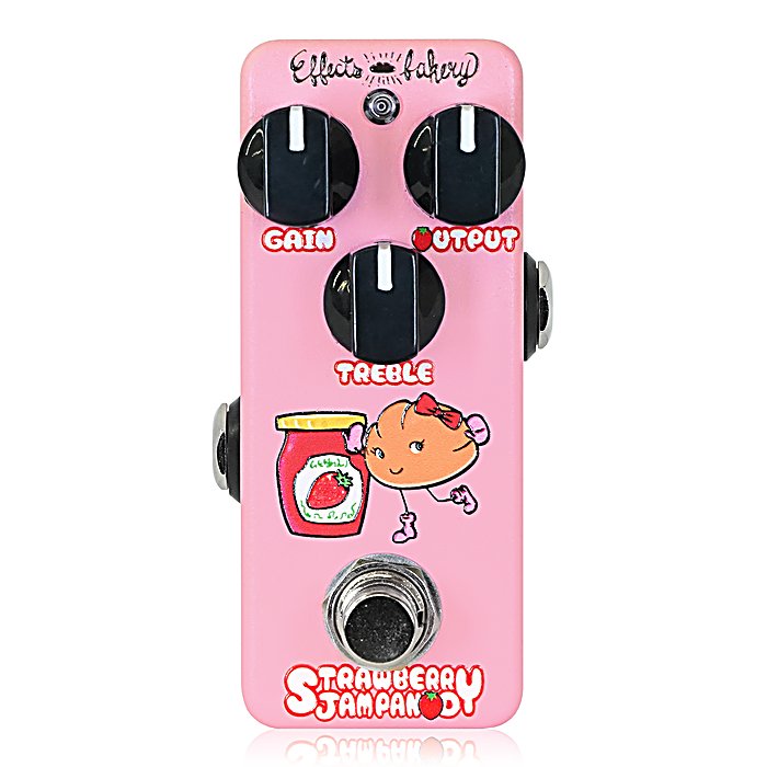 Effects Bakery(エフェクツベーカリー) / Strawberry Jam Pan OD Limited Editionの事ならフレンズにご相談ください。 Effects Bakery(エフェクツベーカリー) / Strawberry Jam Pan OD Limited Editionの特長！Effects Bakery Strawberry Jam Effects Bakery(エフェクツベーカリー) / Strawberry Jam Pan OD Limited Editionのココが凄い！伝説のケンタウロスオーバードライブをミニサイズで再現したモデル。ヴィンテージゲルマニウムダイオードを使用し、細部の音色を忠実に再現。パーツ定数の微調整を繰り返し、小さなケースでもオリジナルの立体的で透明感のあるサウンドを実現。手頃な価格帯でありながら、本格的な音作りにこだわった一台。 Effects Bakery(エフェクツベーカリー) / Strawberry Jam Pan OD Limited Editionのメーカー説明 商品詳細：Effects Bakery 公式オンラインショップ■POINT・伝説のケンタウロスオーバードライブをミニサイズで・ゲルマニウムダイオードを使用し、細部まで音色を再現・パーツがなくなり次第生産完了知名度：5マニア度：3Effects Bakeryが、あの伝説のオーバードライブに挑みます。Strawberry Jam Pan OD Limited Editionは、神話に登場する獣人ケンタウロスの名でよく知られる伝説のオーバードライブを、小さなサイズで再現しました。オリジナルモデルには、外観の違いなど、いくつかの種類があります。回路としては2種類で、1994年の最初期のバージョンと、回路保護抵抗を加えた1995年以降のバージョンです。それ以降の回路は全て同じです。オリジナルモデルのピクチャーの有無やゴールド・シルバーのカラーに音色や回路としての違いはありませんが、使用されているパーツの個体差などにより、それぞれ個体ごとに小さな特性の違いが見られます。 Effects Bakery(エフェクツベーカリー) / Strawberry Jam Pan OD Limited Editionの仕様 種類：オーバードライブ電源：9Vセンターマイナスアダプター電池駆動：非対応消費電流：30mAインプットインピーダンス：500kオームアウトプットインピーダンス：560オームコントロール：GAIN、OUTPUT、TREBLEバイパス：トゥルーバイパス 全て新品。ケーブル・消耗品以外メーカー1年保証書付のでご安心してお買いもの頂けます。Effects Bakery(エフェクツベーカリー) / Strawberry Jam Pan OD Limited Editionの事ならフレンズにご相談ください。 Effects Bakery(エフェクツベーカリー) / Strawberry Jam Pan OD Limited Editionの特長！Effects Bakery Strawberry Jam Effects Bakery(エフェクツベーカリー) / Strawberry Jam Pan OD Limited Editionのココが凄い！伝説のケンタウロスオーバードライブをミニサイズで再現したモデル。ヴィンテージゲルマニウムダイオードを使用し、細部の音色を忠実に再現。パーツ定数の微調整を繰り返し、小さなケースでもオリジナルの立体的で透明感のあるサウンドを実現。手頃な価格帯でありながら、本格的な音作りにこだわった一台。 Effects Bakery(エフェクツベーカリー) / Strawberry Jam Pan OD Limited Editionのメーカー説明 商品詳細：Effects Bakery 公式オンラインショップ■POINT・伝説のケンタウロスオーバードライブをミニサイズで・ゲルマニウムダイオードを使用し、細部まで音色を再現・パーツがなくなり次第生産完了知名度：5マニア度：3Effects Bakeryが、あの伝説のオーバードライブに挑みます。Strawberry Jam Pan OD Limited Editionは、神話に登場する獣人ケンタウロスの名でよく知られる伝説のオーバードライブを、小さなサイズで再現しました。オリジナルモデルには、外観の違いなど、いくつかの種類があります。回路としては2種類で、1994年の最初期のバージョンと、回路保護抵抗を加えた1995年以降のバージョンです。それ以降の回路は全て同じです。オリジナルモデルのピクチャーの有無やゴールド・シルバーのカラーに音色や回路としての違いはありませんが、使用されているパーツの個体差などにより、それぞれ個体ごとに小さな特性の違いが見られます。Strawberry Jam Pan OD Limited Editionは、1990年代に作られたシルバーカラーの個体を参考に開発しています。シルバーカラーの個体はすべて1995年以降の回路が使用さ Effects Bakery(エフェクツベーカリー) / Strawberry Jam Pan OD Limited Editionの仕様 種類：オーバードライブ電源：9Vセンターマイナスアダプター電池駆動：非対応消費電流：30mAインプットインピーダンス：500kオームアウトプットインピーダンス：560オームコントロール：GAIN、OUTPUT、TREBLEバイパス：トゥルーバイパス 全て新品。ケーブル・消耗品以外メーカー1年保証書付のでご安心してお買いもの頂けます。
