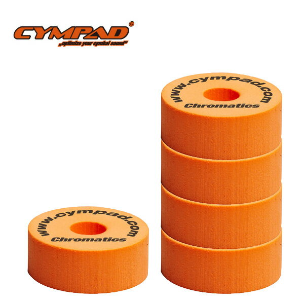 CYMPAD(シンパッド) / Chromatics Cymbal Washer “Orange” 40×15mm 5個セット [LCYMCRM5SET15OR...