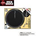 12inch SKINZ / Pioneer PLX-1000 SKINZ Metallics (PAIR / 2枚) (MIRROR GOLD) 【PLX-1...