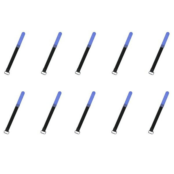 【メール便／送料無料】 Warwick(ワーウィック) / RockBoard Cable Ties (Blue / 120 x 10mm) 【10本セット】 - ケーブルタイ -