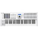 Arturia(アートリア) / KEYLAB 49 MK 2 （White）の事ならフレンズにご相談ください。Arturia(アートリア) / KEYLAB 49 MK 2 （White）セット商品一覧KEYLAB 49 MK 2 （White）KEYLAB 49 MK 2 （White）KEYLAB 49 MK 2 （White）KEYLAB 49 MK 2 （White）KEYLAB 49 MK 2 （White）KEYLAB 49 MK 2 （White）KEYLAB 49 MK 2 （White）KEYLAB 49 MK 2 （White）KEYLAB 49 MK 2 （White）KEYLAB 49 MK 2 （White）KEYLAB 49 MK 2 （White）KEYLAB 49 MK 2 （White） Arturia(アートリア) / KEYLAB 49 MK 2 （White）の特長！MIDIキーボードコントローラーの決定版 Arturia(アートリア) / KEYLAB 49 MK 2 （White）のココが凄い！Arturia (アートリア)から、次世代USB MIDIコントローラー・キーボード「KeyLab MkII」が登場！アフタータッチ付きの高品質の49鍵盤タイプの【白色】多彩で表現力豊かなコントローラーが持ち味です！ Arturia(アートリア) / KEYLAB 49 MK 2 （White）のメーカー説明 ライブやレコーディングで威力を発揮する多機能で表現力の高いMIDIコントローラー・キーボードの決定版、KeyLab MkII。極めて高い接続性、幅広いシステムに無理なくフィットする柔軟性、カスタマイズ可能なインターフェイスを備え、さらに刺激的なソフトウェアを付属。ダイナミックなライブ、レコーディングでの緻密なコントロール、高品位49鍵ベロシティ、アフタータッチ付きキーボード、16個のRGB自照式パッド、9本のフェーダー、9個のロータリー・エンコーダー、幅広いDAWに対応したコントロール類やトランスポート・コントロールを装備。CV/Gateアウト装備で外部ビンテージ・シンセやユーロラック・モジュラー・シンセのコントロールも簡単に行なえます。付属ソフトウェアで音楽的アイディアがさらに高まります。◆特徴◆■49鍵キーボード（ベロシティ、アフタータッチ付き） ■フェーダー×9、ロータリー・エンコーダー×9（3バンクで実質各27個分のコントロールが可能） ■ピッチ、ゲート、モジュレーションで合計4種類のCV/Gateアウト■Arturiaソフトウェア・インストゥルメントとのシームレスな統合が可能■幅広いDAWに対応したコントロール・プリセットを内蔵■DAWのコントロールに便 Arturia(アートリア) / KEYLAB 49 MK 2 （White）の仕様 ◆Analog Lab & Piano V　■Windows　・Win 7以上、 4 GB RAM; 2 GHz CPU.　・HDD：2GB 以上の空き容量　■Mac　・10.10以上、4 GB RAM; 2 GHz CPU.　・HDD：2GB 以上の空き容量　■Standalone, VST 2.4 (32-bit and 64-bit), VST 3 (32-bit and 64-bit), AAX (32 bits with PT 10.3.8, 64 bits with PT 11), Audio Unit (32-bit and 64-bit).　■VST 2.4、VST 3、AAX、AU　■Arturia Software Centerによるプロテクション◆Ableton Live Lite　■Windows　・Win 7+ PC: 4 GB RAM; 2 GHz CPU.　・HDD：3GB 以上の空き容量　・1024×768のディスプ 全て新品。ケーブル・消耗品以外メーカー1年保証書付のでご安心してお買いもの頂けます。Arturia(アートリア) / KEYLAB 49 MK 2 （White）の事ならフレンズにご相談ください。 Arturia(アートリア) / KEYLAB 49 MK 2 （White）の特長！MIDIキーボードコントローラーの決定版 Arturia(アートリア) / KEYLAB 49 MK 2 （White）のココが凄い！Arturia (アートリア)から、次世代USB MIDIコントローラー・キーボード「KeyLab MkII」が登場！アフタータッチ付きの高品質の49鍵盤タイプの【白色】多彩で表現力豊かなコントローラーが持ち味です！ Arturia(アートリア) / KEYLAB 49 MK 2 （White）のメーカー説明 ライブやレコーディングで威力を発揮する多機能で表現力の高いMIDIコントローラー・キーボードの決定版、KeyLab MkII。極めて高い接続性、幅広いシステムに無理なくフィットする柔軟性、カスタマイズ可能なインターフェイスを備え、さらに刺激的なソフトウェアを付属。ダイナミックなライブ、レコーディングでの緻密なコントロール、高品位49鍵ベロシティ、アフタータッチ付きキーボード、16個のRGB自照式パッド、9本のフェーダー、9個のロータリー・エンコーダー、幅広いDAWに対応したコントロール類やトランスポート・コントロールを装備。CV/Gateアウト装備で外部ビンテージ・シンセやユーロラック・モジュラー・シンセのコントロールも簡単に行なえます。付属ソフトウェアで音楽的アイディアがさらに高まります。◆特徴◆■49鍵キーボード（ベロシティ、アフタータッチ付き） ■フェーダー×9、ロータリー・エンコーダー×9（3バンクで実質各27個分のコントロールが可能） ■ピッチ、ゲート、モジュレーションで合計4種類のCV/Gateアウト■Arturiaソフトウェア・インストゥルメントとのシームレスな統合が可能■幅広いDAWに対応したコントロール・プリセットを内蔵■DAWのコントロールに便 Arturia(アートリア) / KEYLAB 49 MK 2 （White）の仕様 ◆Analog Lab & Piano V　■Windows　・Win 7以上、 4 GB RAM; 2 GHz CPU.　・HDD：2GB 以上の空き容量　■Mac　・10.10以上、4 GB RAM; 2 GHz CPU.　・HDD：2GB 以上の空き容量　■Standalone, VST 2.4 (32-bit and 64-bit), VST 3 (32-bit and 64-bit), AAX (32 bits with PT 10.3.8, 64 bits with PT 11), Audio Unit (32-bit and 64-bit).　■VST 2.4、VST 3、AAX、AU　■Arturia Software Centerによるプロテクション◆Ableton Live Lite　■Windows　・Win 7+ PC: 4 GB RAM; 2 GHz CPU.　・HDD：3GB 以上の空き容量　・1024×768のディスプ 全て新品。ケーブル・消耗品以外メーカー1年保証書付のでご安心してお買いもの頂けます。