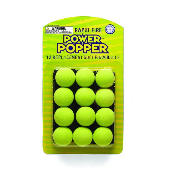 Hog Wild / Power Popper Refills (Green) スポンジ・バズーカ用ボール 鉄砲おもちゃ 海外のおもちゃ