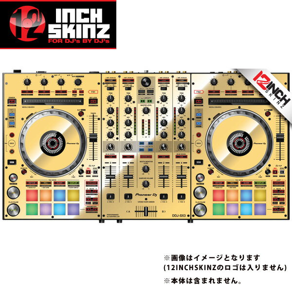 12inch SKINZ / Pioneer DDJ-SX3 SKINZ Metallics (Mirror Gold) DDJ-SX3ѥ 渵 