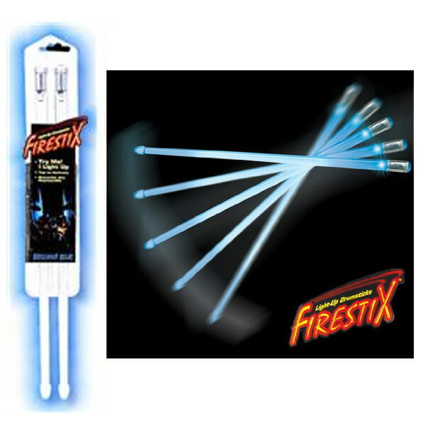 Firestix / 光るドラムスティック GMFX12BL Brilliant Blue ブルー  ...
