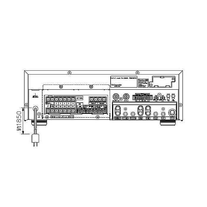 ミュージックハウス フレンズのTOA ( ティーオーエー ) / TA-2060R　PAパワーアンプ 60W夏休スペシャル｜アングル3