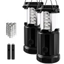 【2個セット】 Etekcity / 2 Pack Portable Outdoor LED Camping Lantern LED 折りたためる ランタン 電...