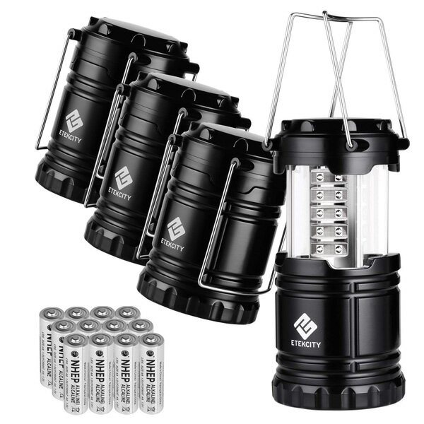 y4Zbgz Etekcity / 4 Pack Portable Outdoor LED Camping Lantern LsO^ LED ܂肽߂ ^ dr h Ai