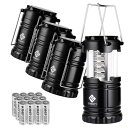 【4個セット】 Etekcity / 4 Pack Portable Outdoor LED Camping Lantern キャンピングランタン LED 折り...