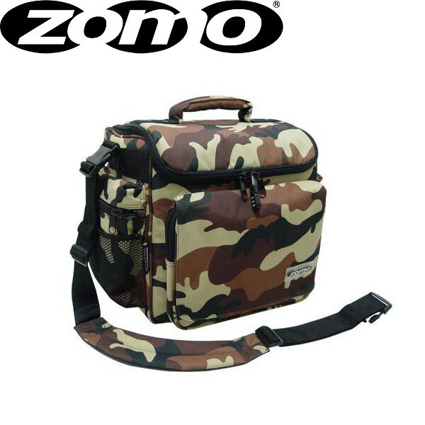 Zomo(ゾモ) DJ-Tank (Camouflage Brown) CDホルダー付き 12インチレコード 約70枚収納可能レコードバッグ