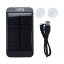 ソーラー充電器 1500mAh / USBポート1基 (iPhone Samsung Galaxy の充電用に。 【LEDライト・取り付け用吸盤付き】 直輸入品 XTG Technology