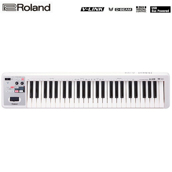 Roland(ローランド) / A-49-WH (ホワイト) 49鍵盤 MIDIキーボード・コントローラーハロウィーンセール/ハロウィングッズ