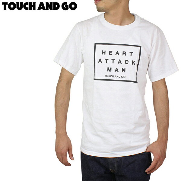 TOUCH AND GO HEART ATTACK MAN T-Shirts  タッチアンドゴー Tシャツ メンズ ホワイト ビースティボーイズ HIP HOP MTV Raps 送料無料 楽天 通販 
