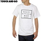 TOUCH AND GO HEART ATTACK MAN T-Shirts [WHITE] タッチアンドゴー Tシャツ メンズ ホワイト ビースティボーイズ HIP HOP MTV Raps 送料無料 楽天 通販 【RCP】